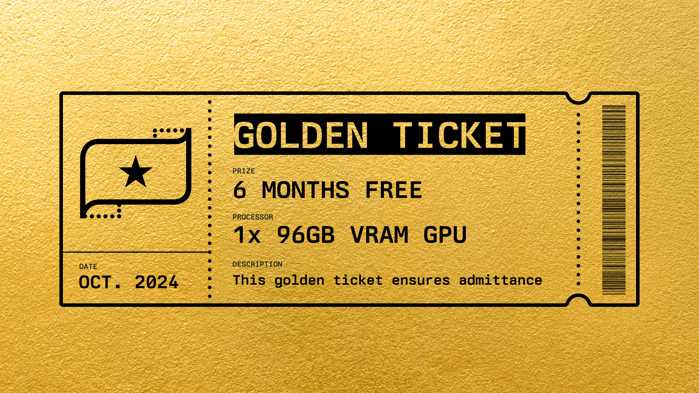 F-GPU Golden Ticket Post