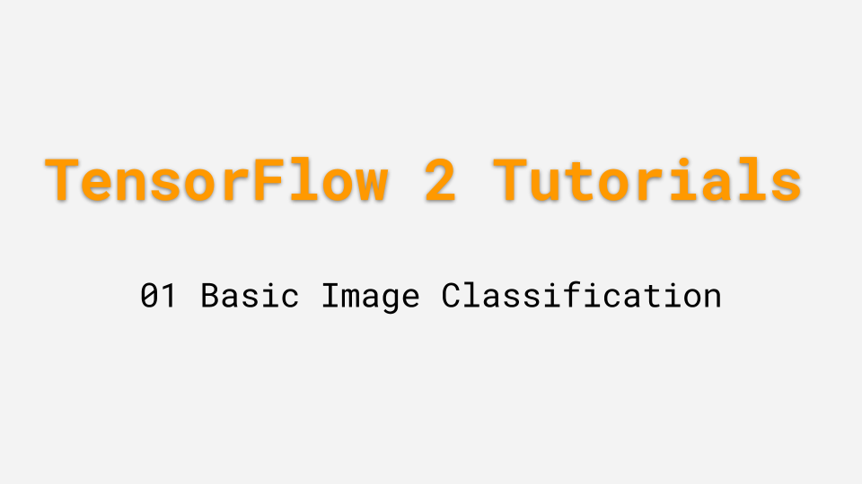 Tensorflow image processing sales tutorial