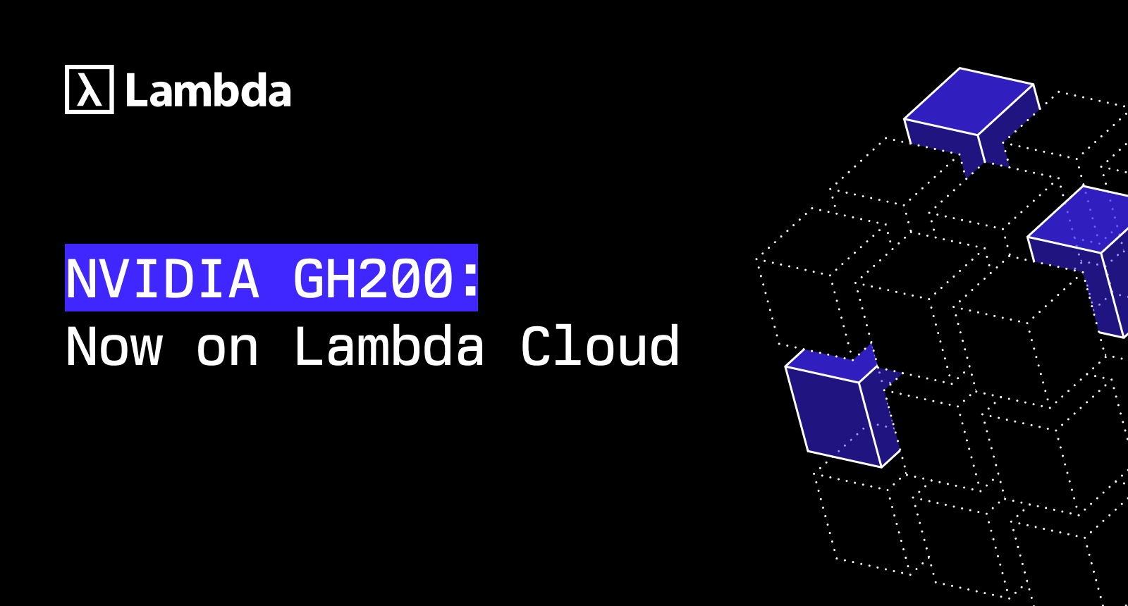 Announcing NVIDIA GH200 on Lambda On-Demand