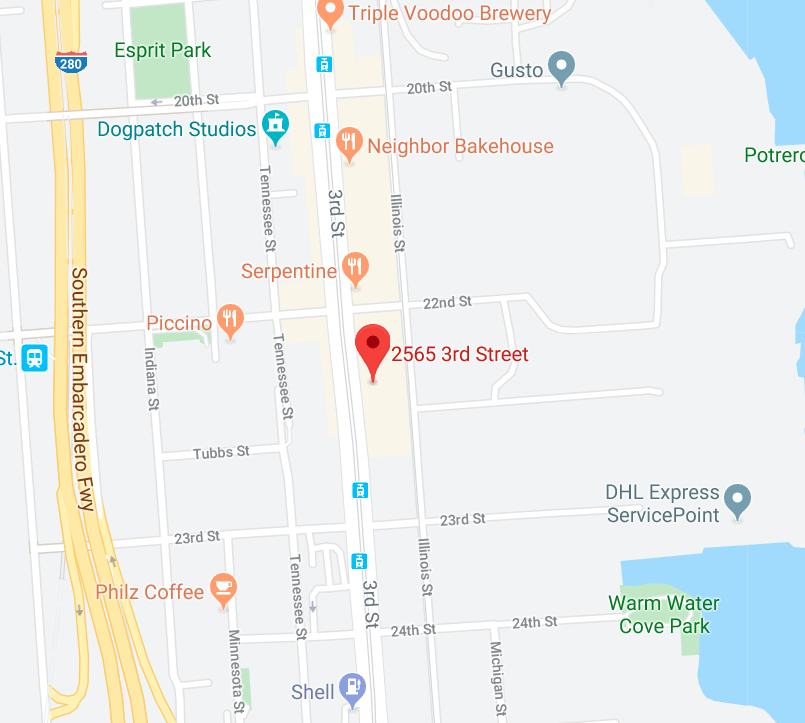 google map of lambda headquarters
